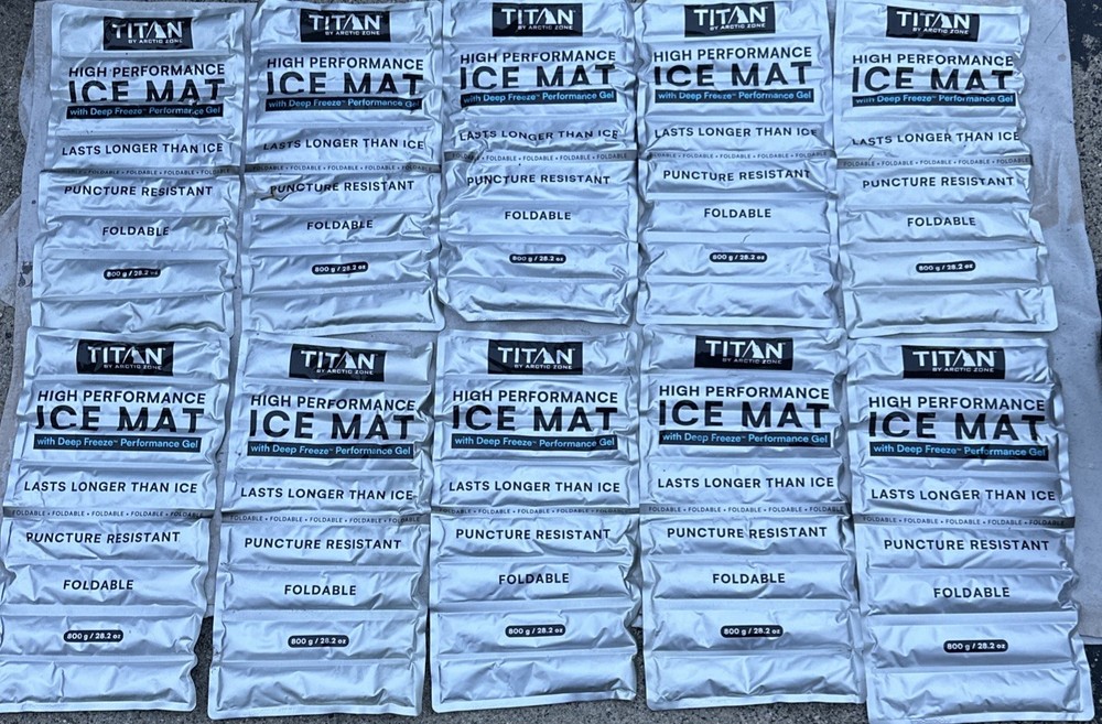 Titan Deep Freeze Ice Pack Foldable (10 Pack) 800 Gram