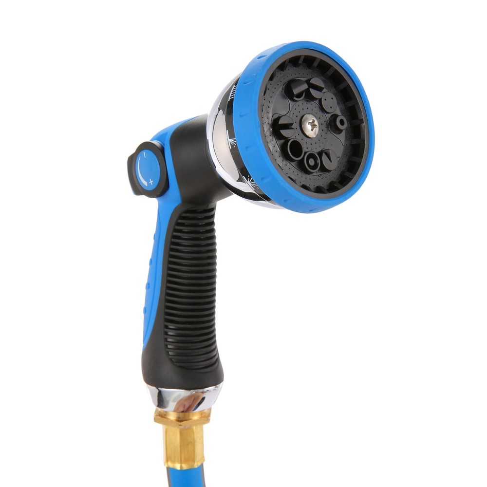 1/2"x131FT Automatic Retractable Garden Hose Reel with 10Function Sprayer Nozzle