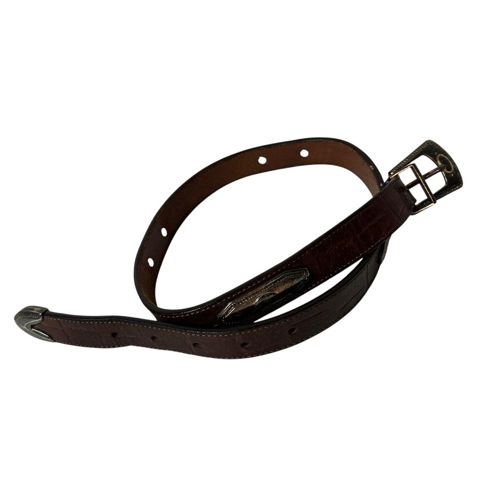 Brighton womens belt Brown Leather Size M