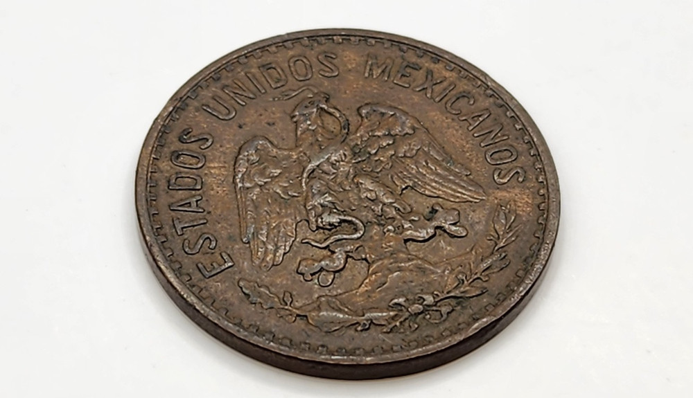 1941 Mexico 2 Centavos Coin - KM#419