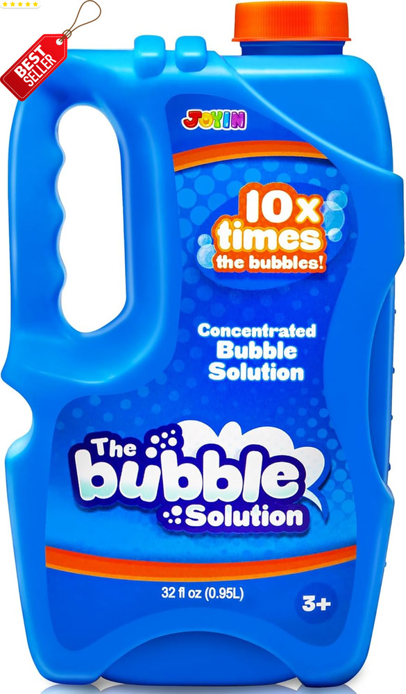 32oz Concentrated Bubble Solution Makes 2.5 Gal Refill for Machine Wands - US