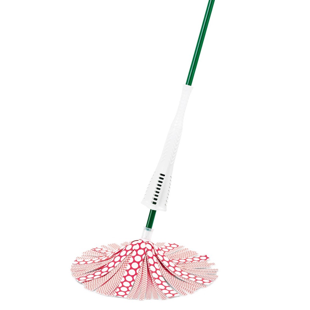 Libman Microfiber Wonder Mop with Green Steel Handle.