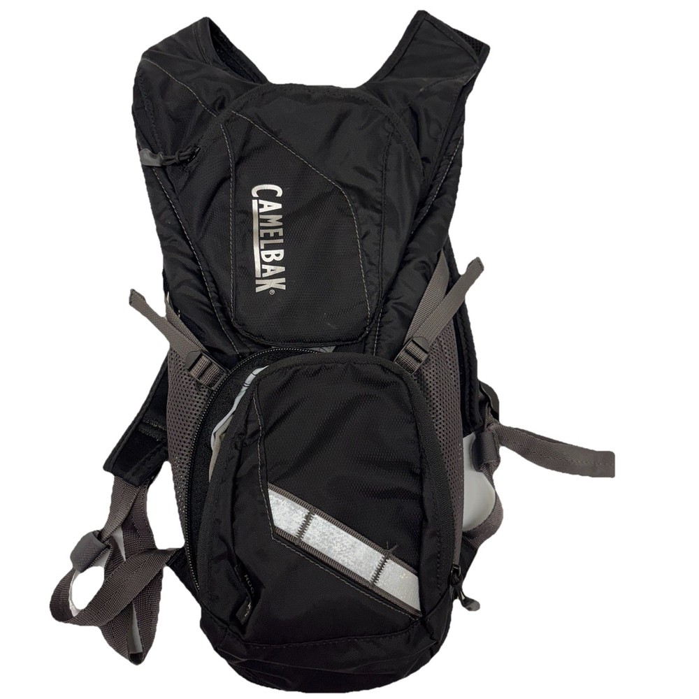 Camelbak Hydration Black Backpack/Blue Hydration Pack Great Condition