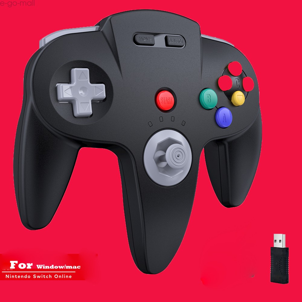 Wireless N64 Switch Controller for Switch Online NSO PC Mac Raspberry Pi Windows