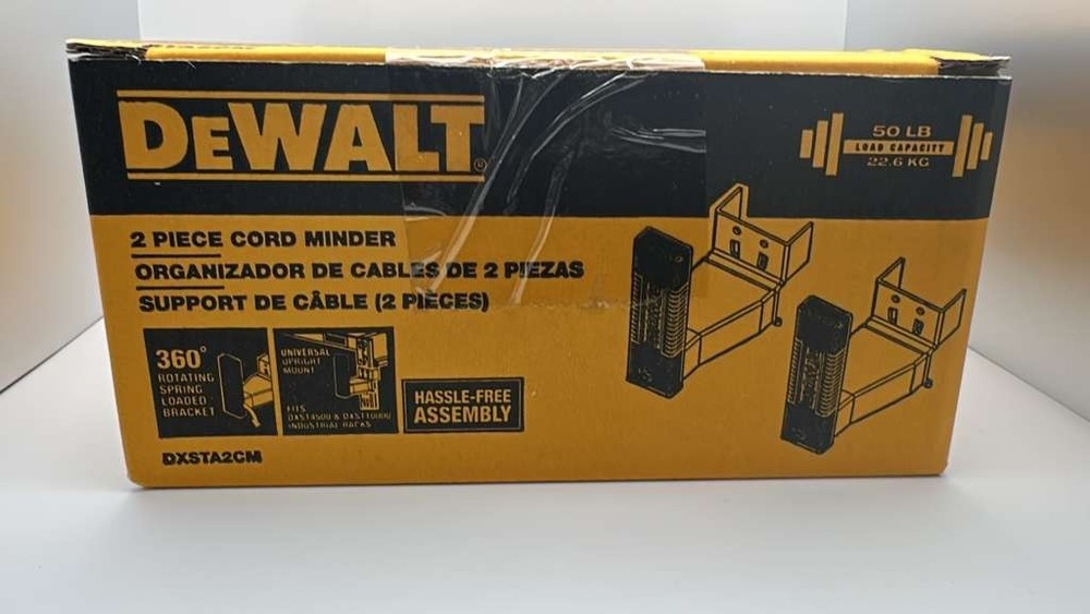 DEWALT DXSTA2CM 2-Pack Cord Minder Bracket Set for DXST Storage Racks | New