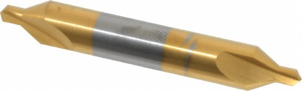 Hertel #4 Plain Cut 60? Incl Angle Solid Carbide Combo Drill & Countersink 5/...