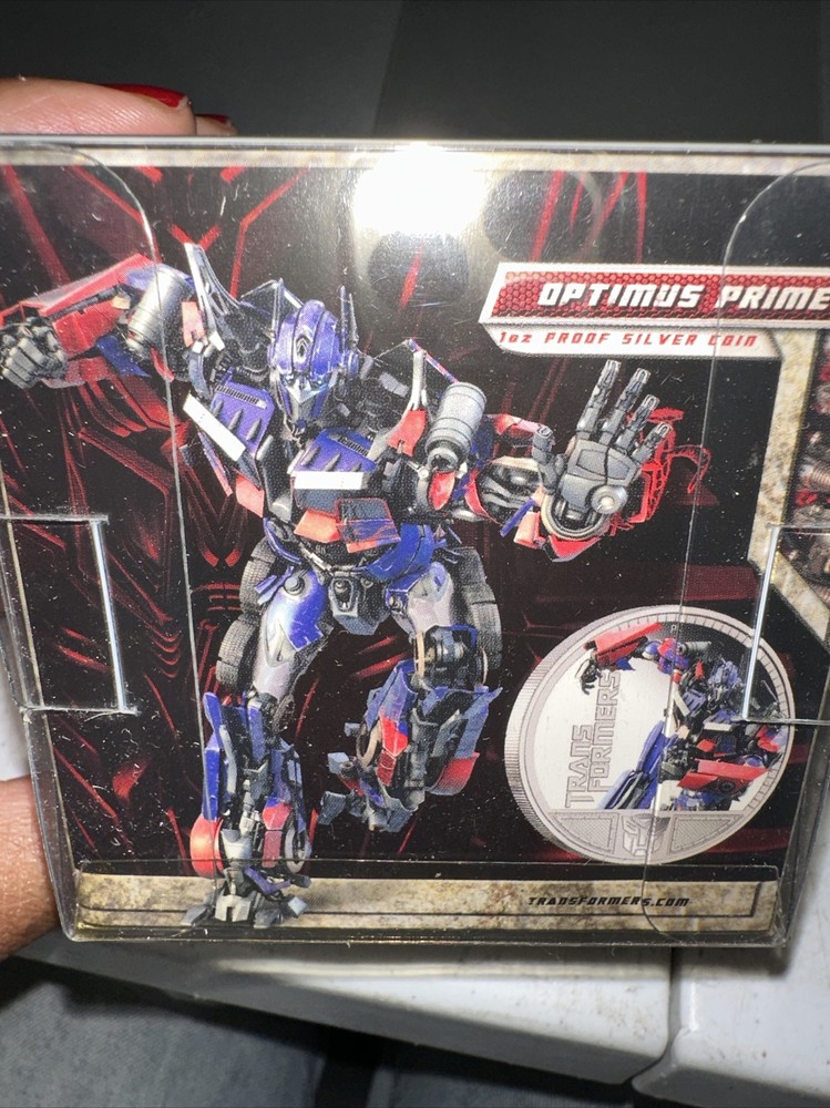 2009 Transformers OPTIMUS PRIME 1 oz Silver Proof Coin