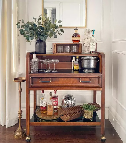 Ballard Designs Harmon Martini Table, NEW