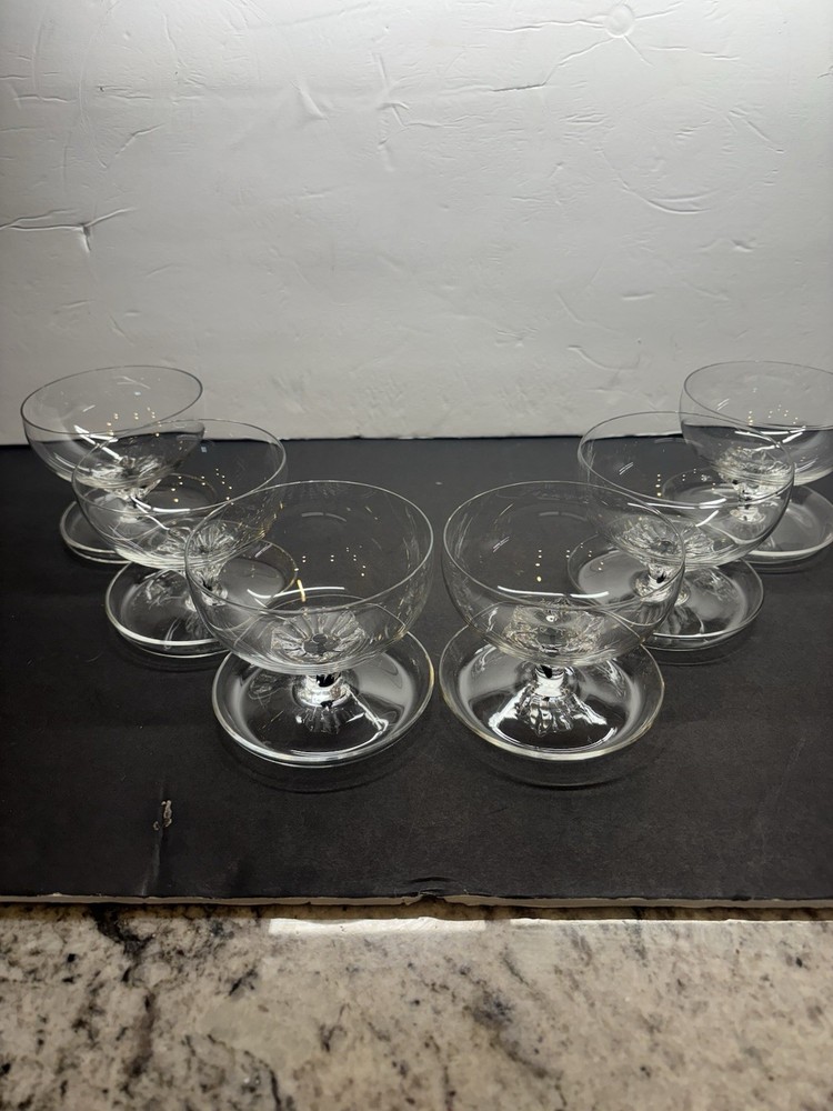 Belfore Exquisite Footed Crystal Dessert Dishes