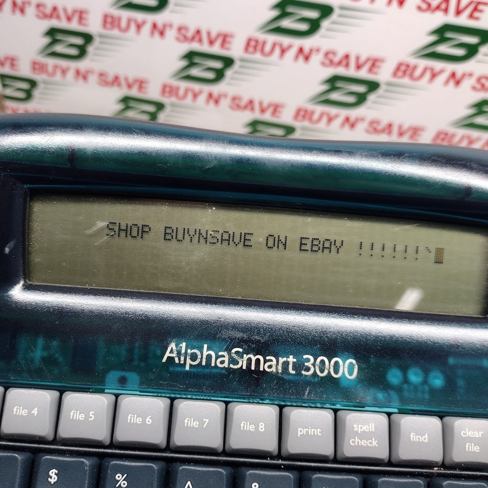 AlphaSmart 3000 Portable Digital Word Processor Typewriter