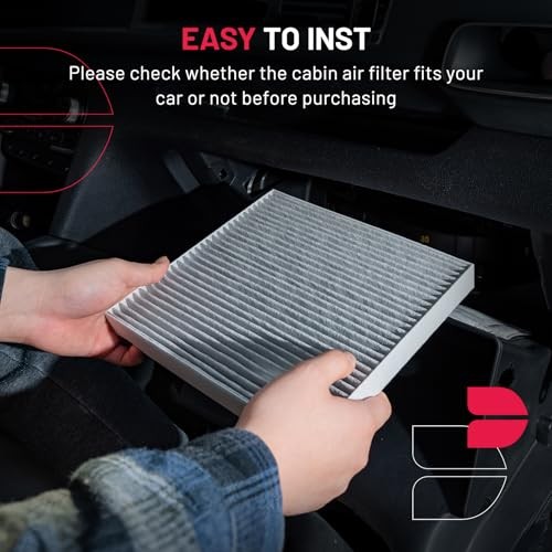 Cabin Air Filter with Activated Carbon Compatible with Chevy Avalanche 1500,
