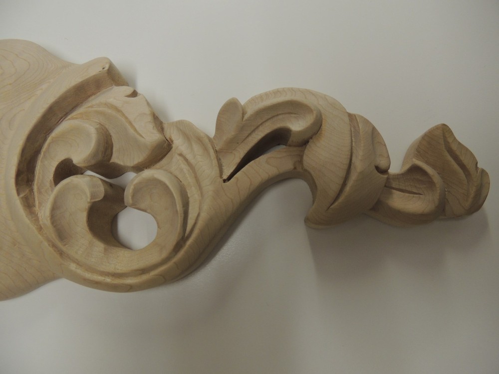 1 New Solid Maple Decorative Wood Ornaments/Onlay~Woodworking~IM-3003MAPLE