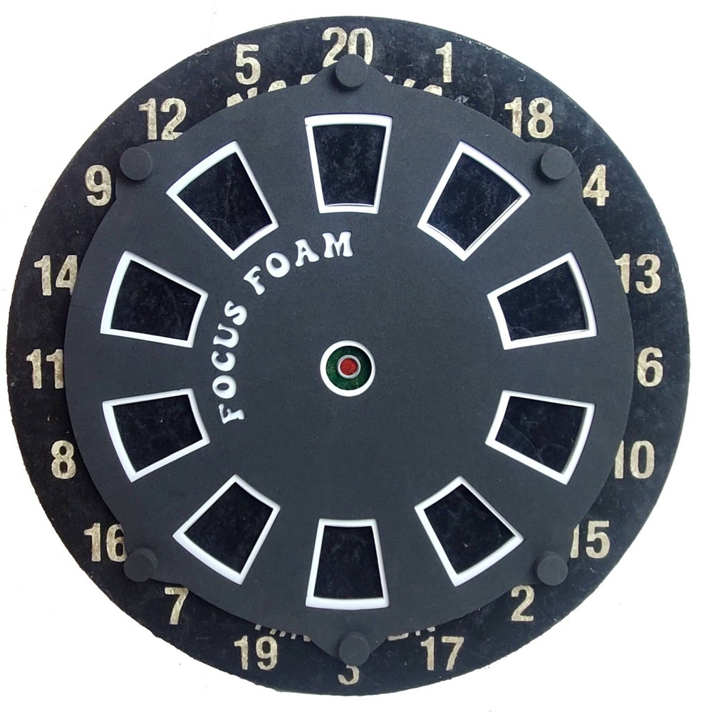 Focus Foam Single Segment Steel Tip Dartboard Training Pad (Non Magnetic)