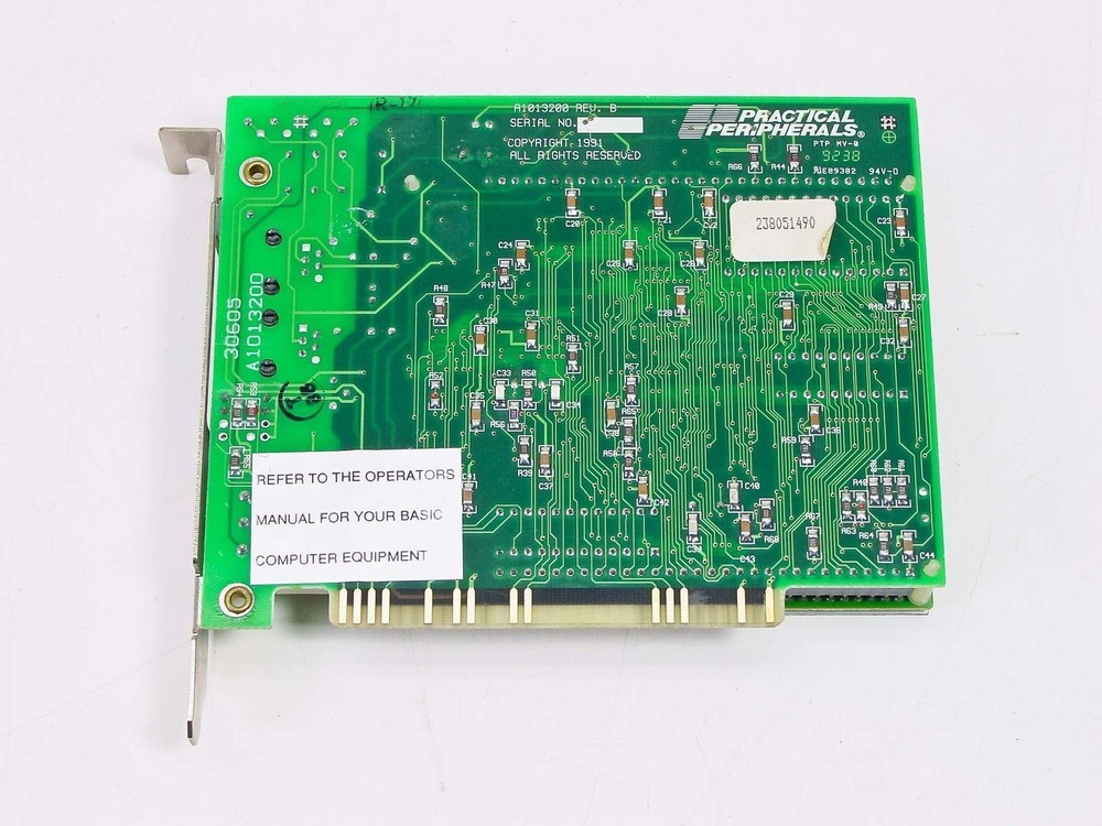 Practical Peripherals PM9600 V/32V/42bis Internal Modem ISA 1991 A1013200