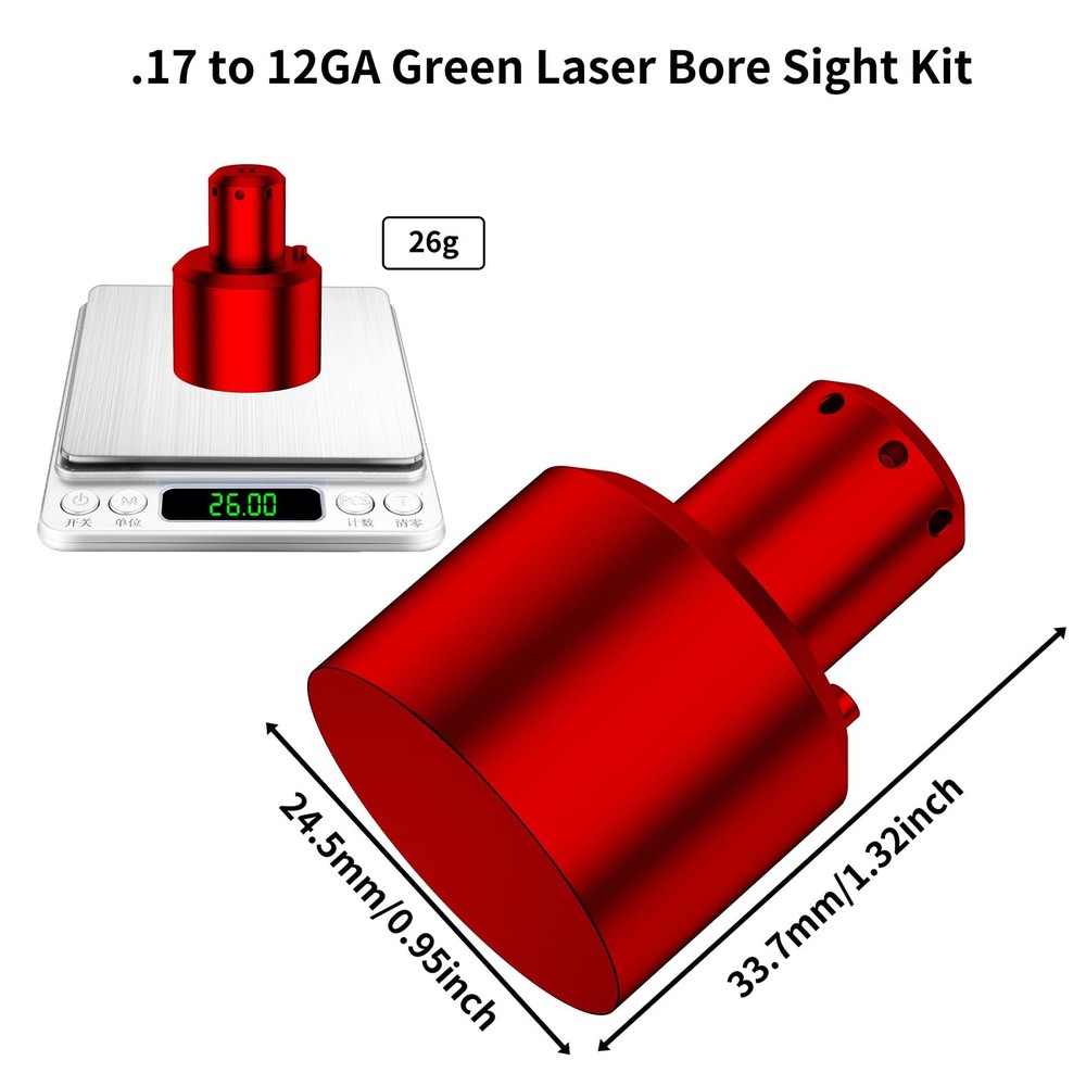 Tipfun Green Laser Bore Sight Kit Boresighter Multiple laser