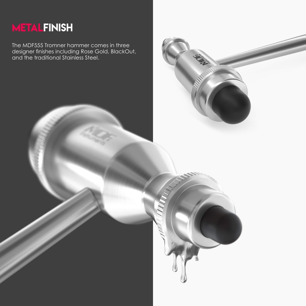 , Tromner Neurological Reflex Hammer with Pointed tip Handle for cutaneous an...