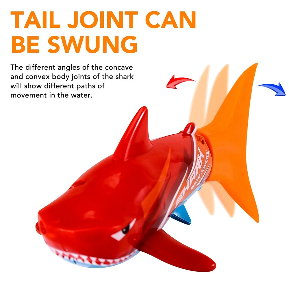 RC Micro SHARK Robo Fish MINI SHARK -RED-