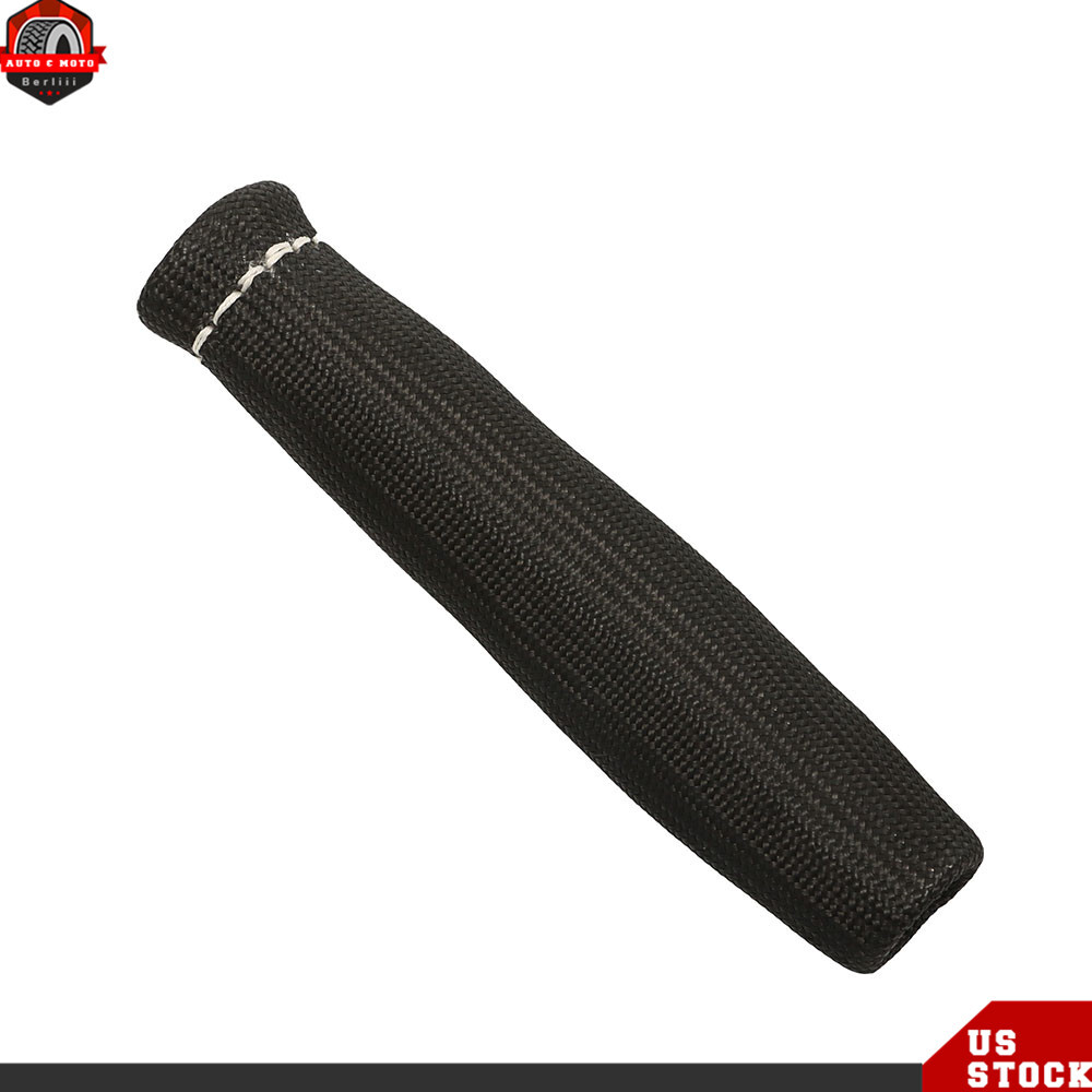 Black 1200° Spark Plug Wire Boot Heat Shield Protector Sleeve For SBC BBC 350
