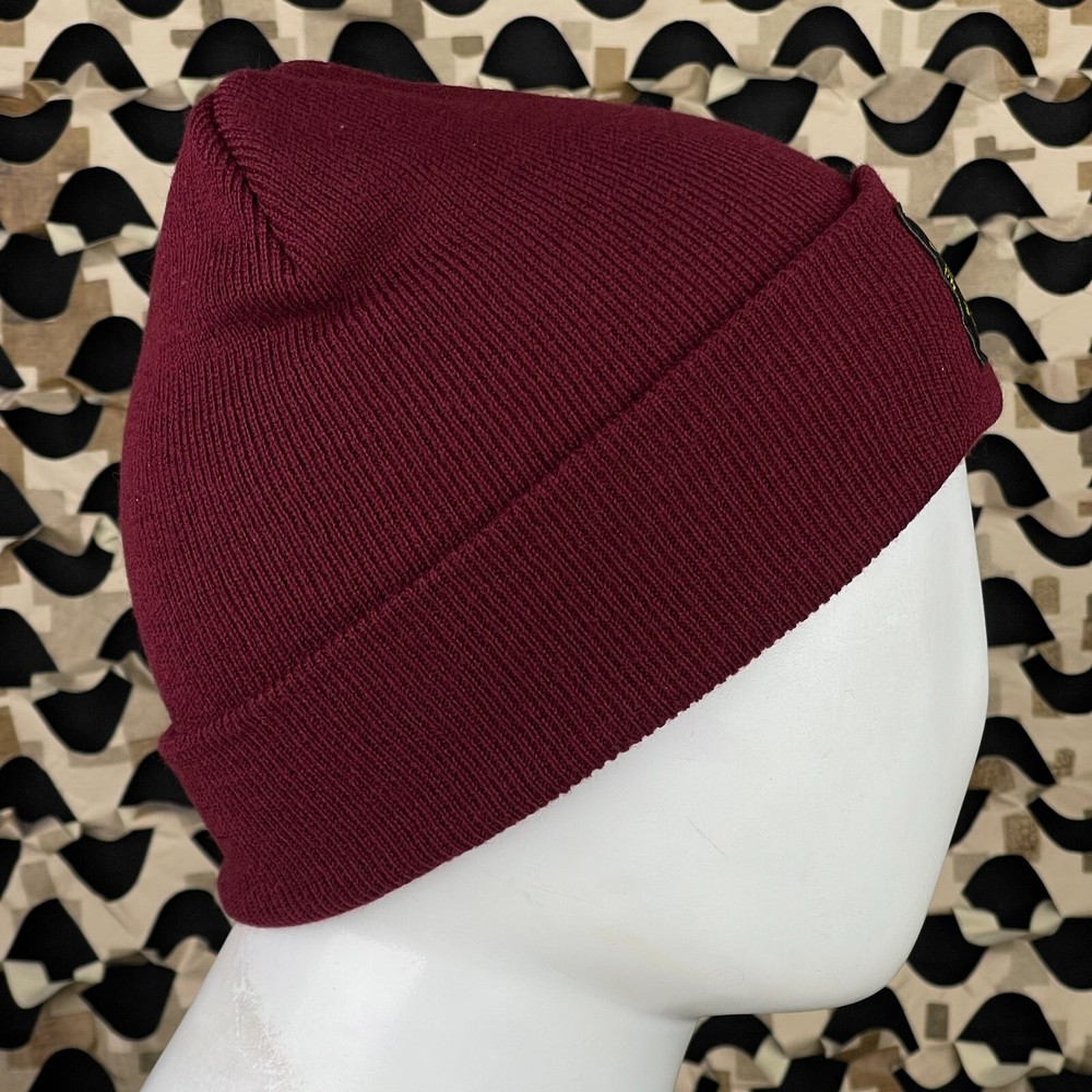 NEW Planet Eclipse Worker Roll Beanie - Burgundy