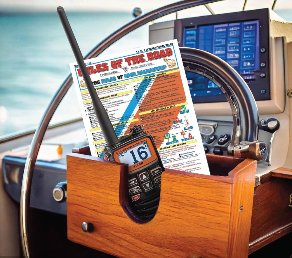 Nautical Rules of The Road #1- Waterproof Reference Guide