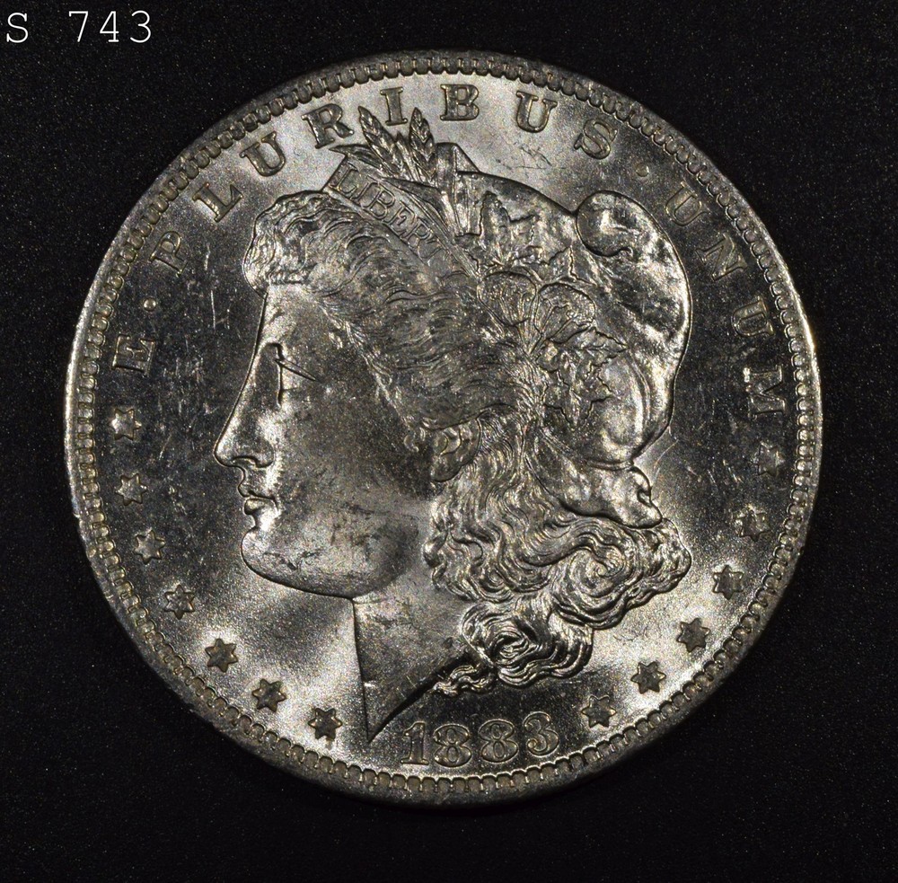 1883-O Morgan Silver Dollar "CH BU"