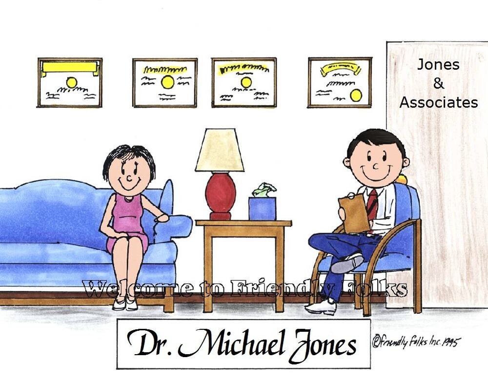 Personalized Psychologist Picture - Makes a great gift!
