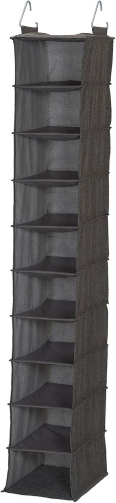 10-Shelf Wide Hanging Shoe Organizer, Soft and Durable Polyester, Versatile, Bre