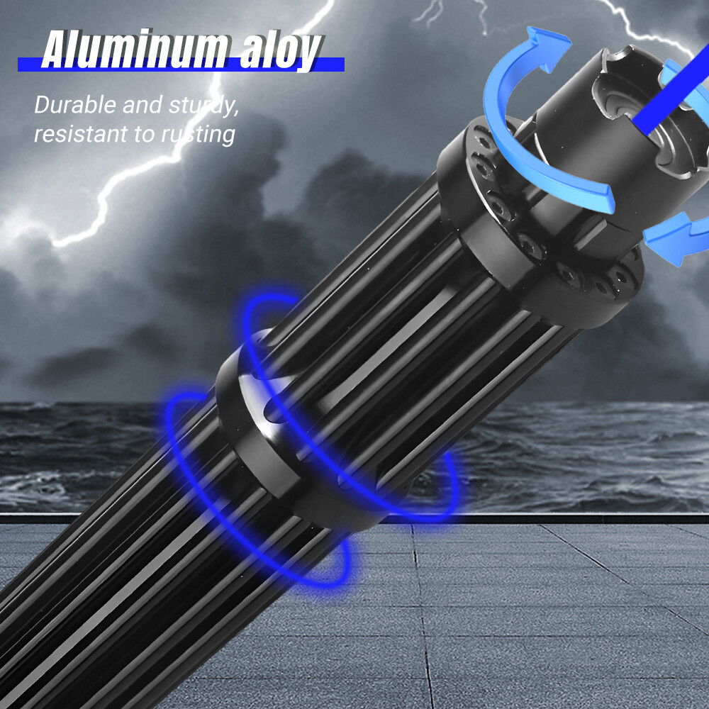 Adjustable Blue Laser Pointer Visible Star Light Beam Dot Light with 5 Head