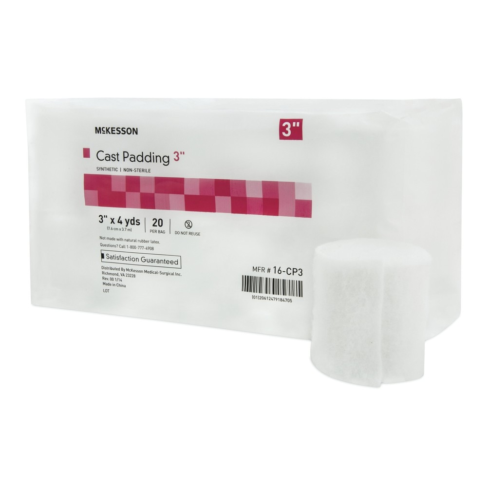 McKesson Cast Padding 3" x 4 Yd Polyester White 16-CP3 20 Ct