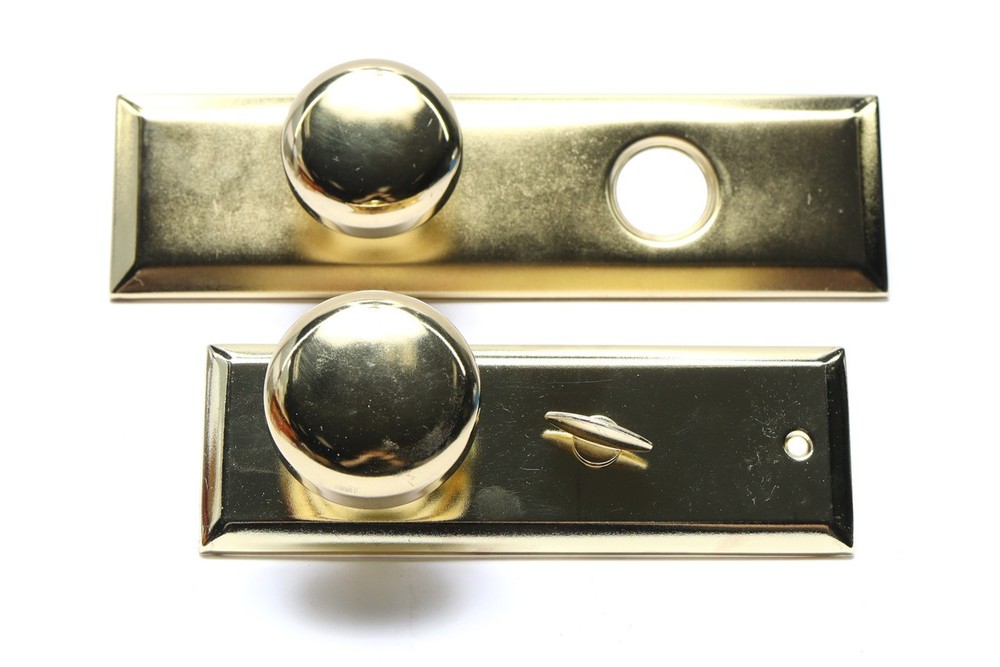 Premier Lock ML01 Brass Mortise Entry Left Hand Lock Set