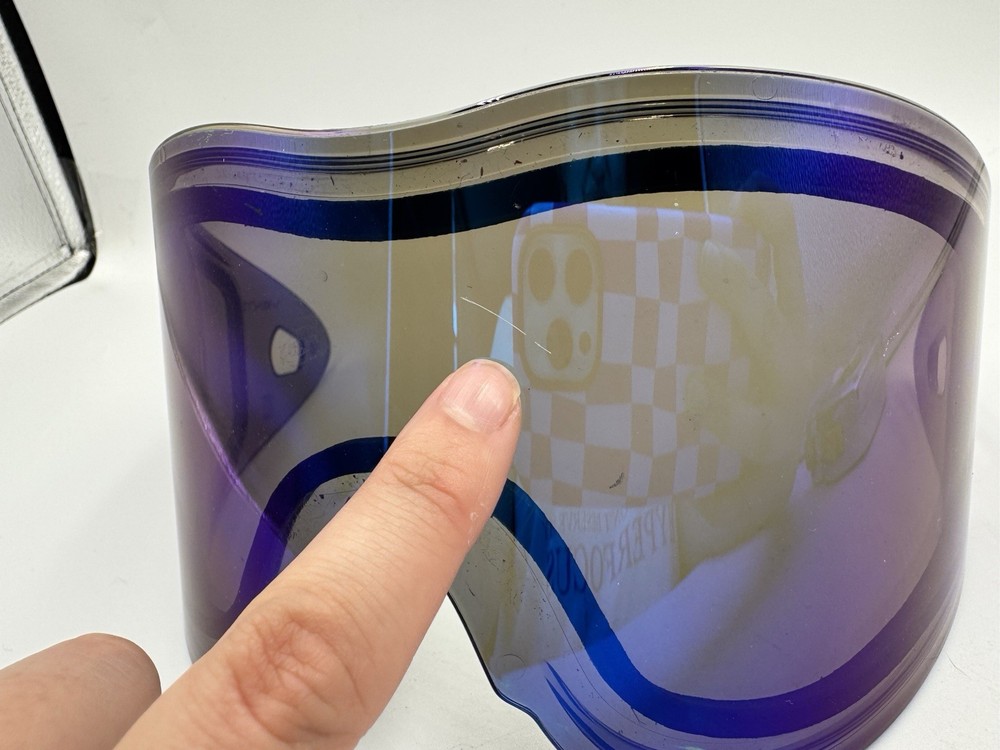 E-Vent / E-Flex Thermalglas purple mirror Paintball Mask