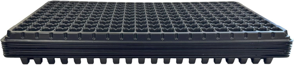 200 Cell Seedling Plastic Nursery Trays, 10 Pack, Thick Durable Germination Plug