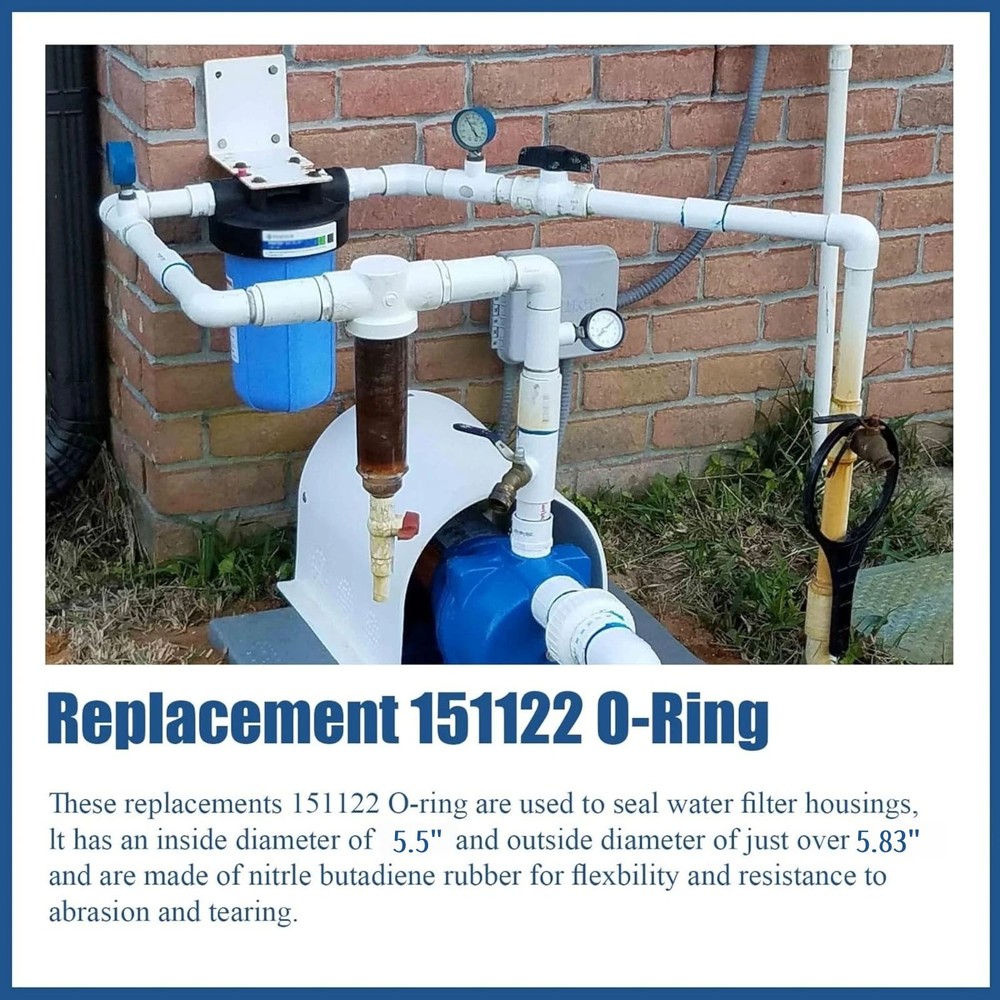 O-Ring 151122 3 Pack for Pentek Big Blue American Plumber Culligan Water Filter