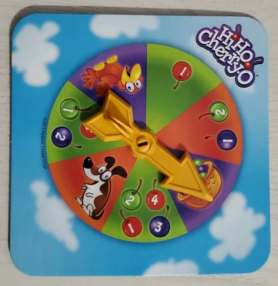 Hasbro 2013 Hi Ho Cherry-O Spinner Board Game Replacement