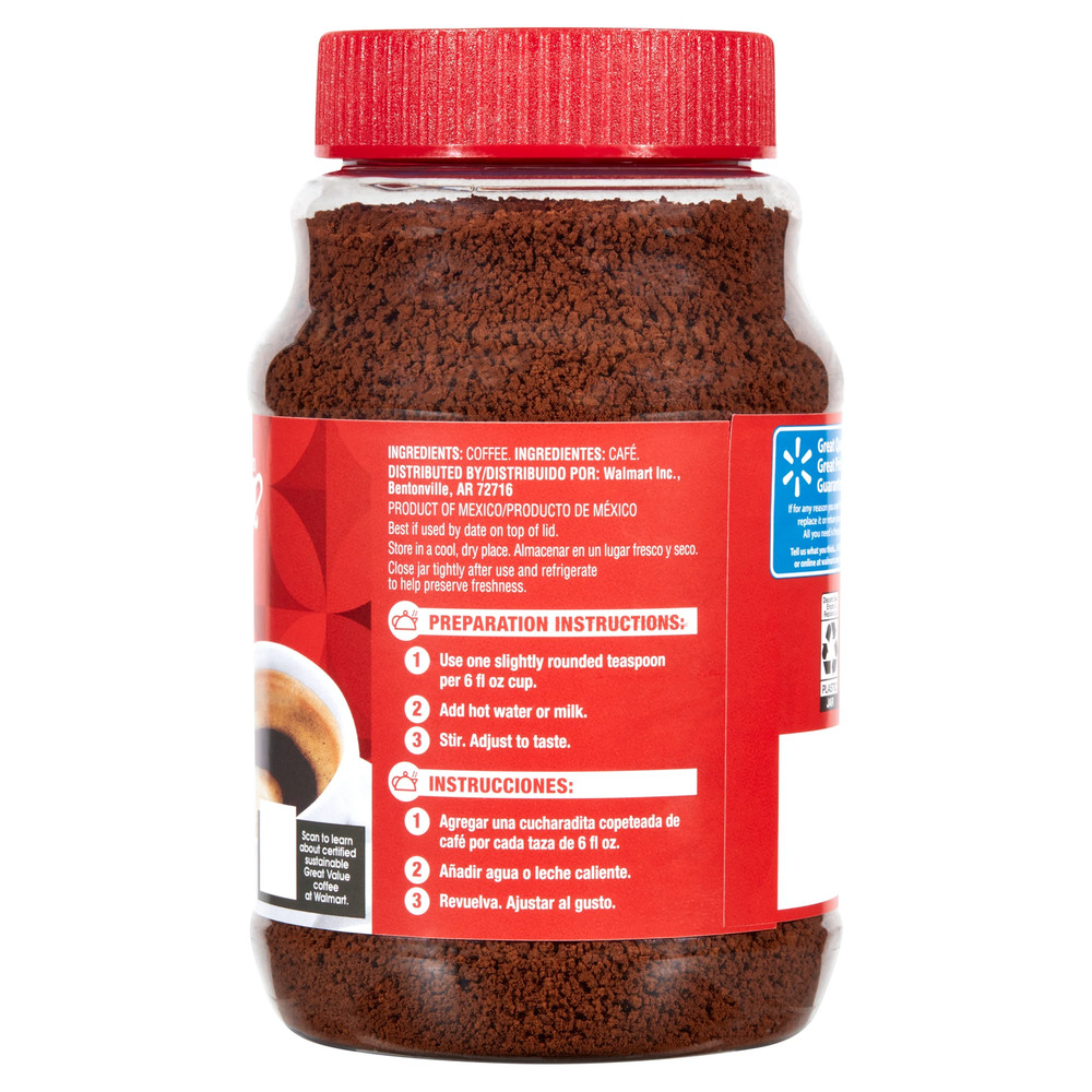 (3 packs) Classic Medium Roast Instant Coffee, 12 Oz