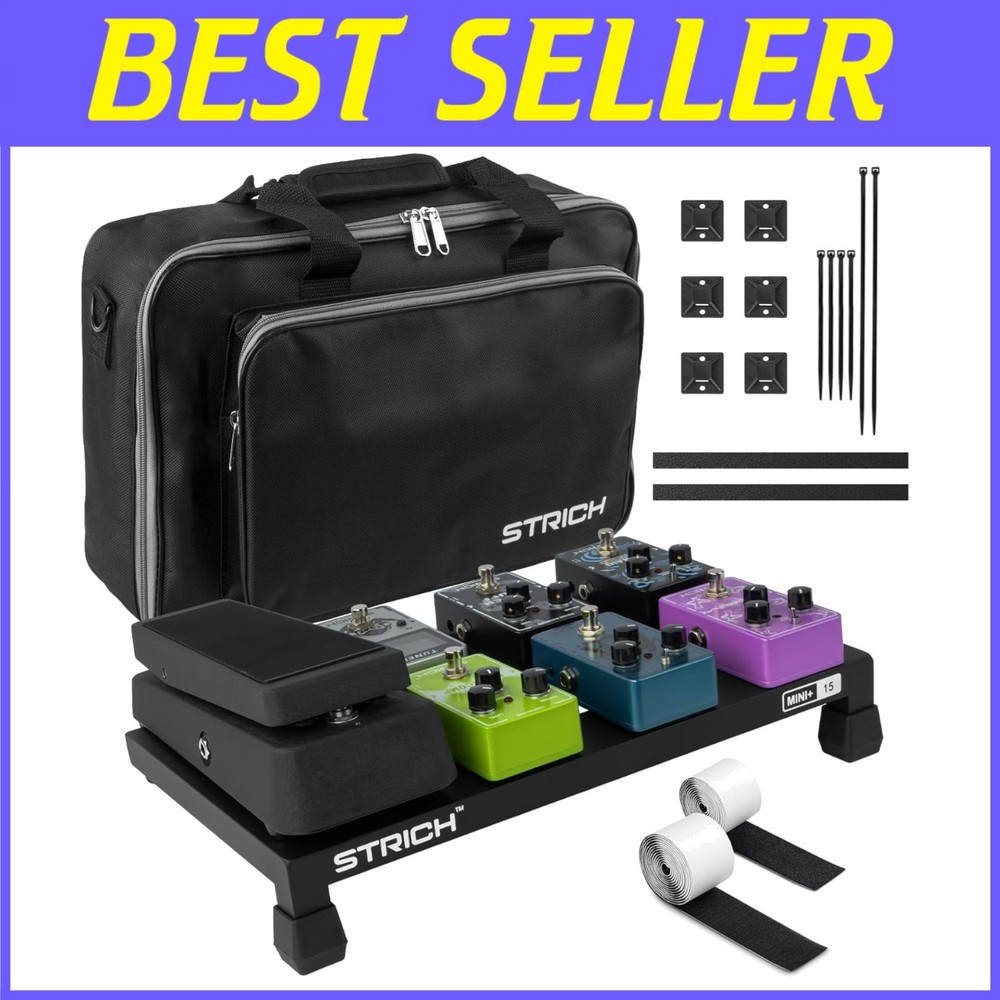 Professional Quality Pedal Board with Unique Angle Design