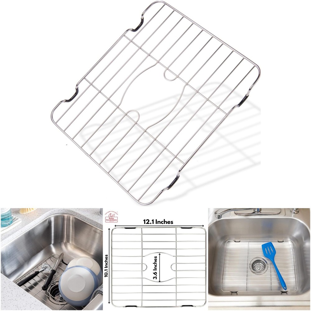 Small Sink Protector Grid Stainless Steel Kitchen Drain Guard