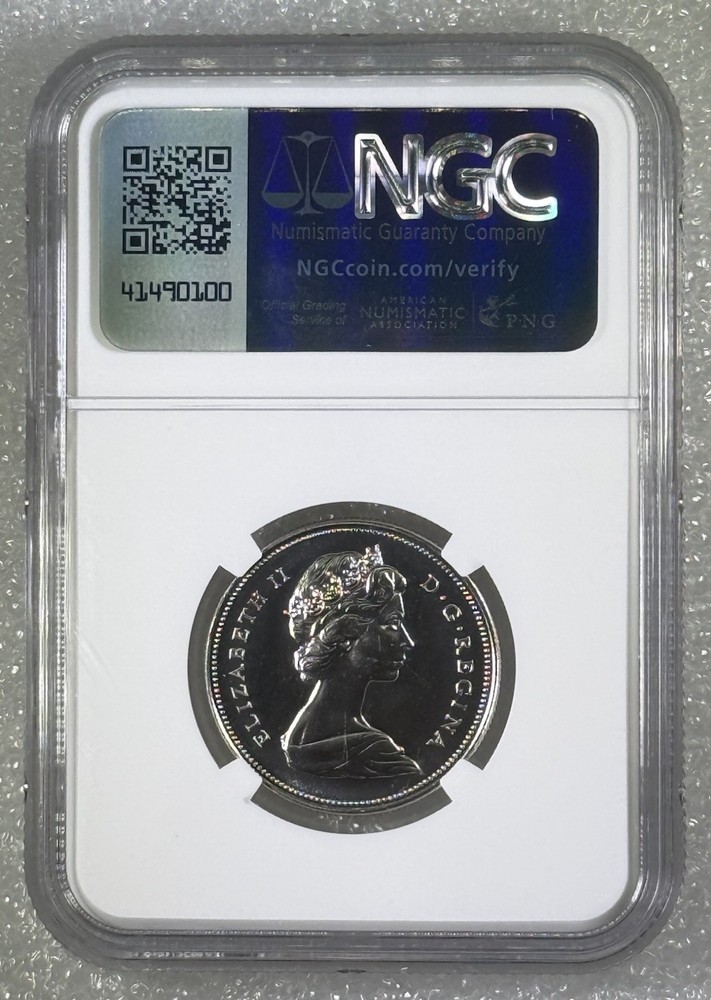 1974 CANADA 50 CENT NGC MS66 HALF DOLLAR UNCIRCULATED