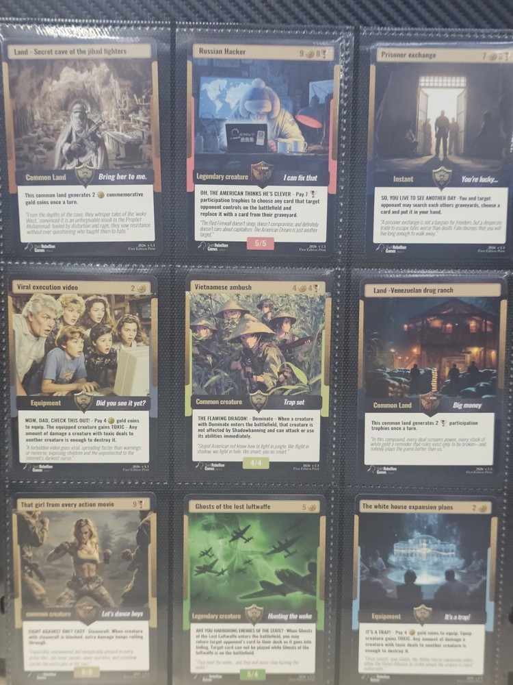 World War Woke War Path Complete First Edition Set (Non Holos)