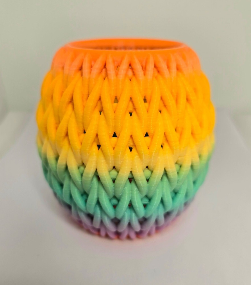 4 Piece Boho 3d Printed Vanity Set