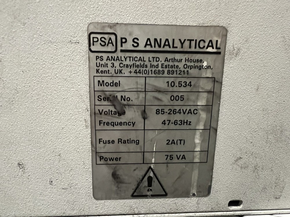 P S Analytical 10. 534 Mercury calibration kit