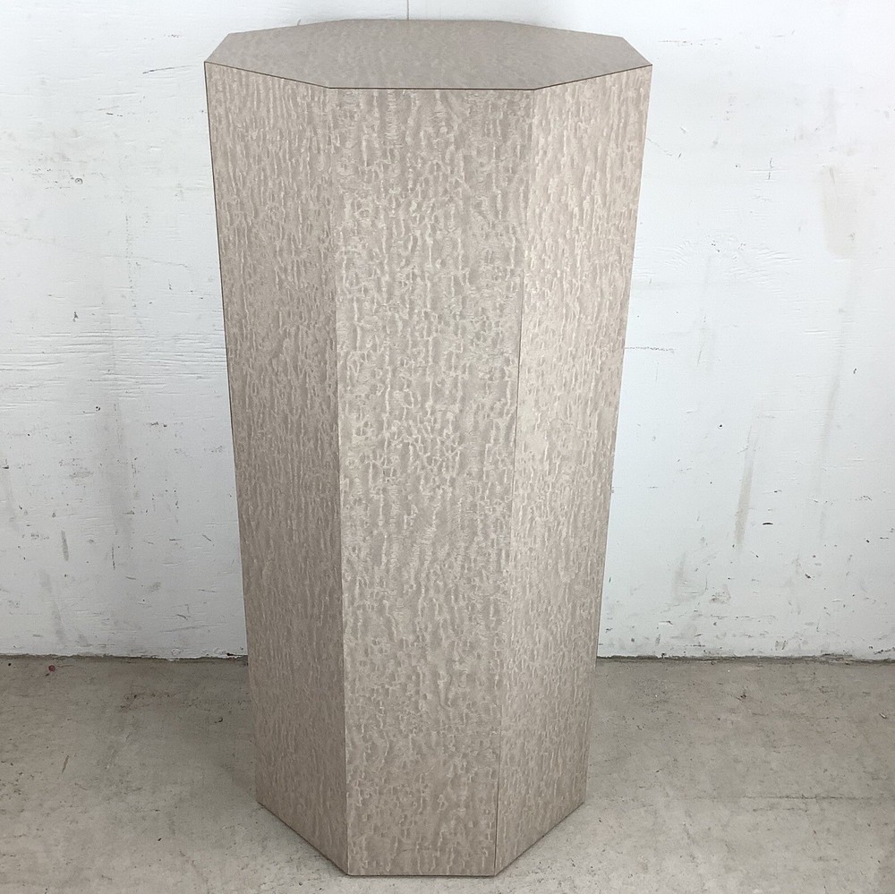 Vintage Modern Display Pedestal- Octagonal