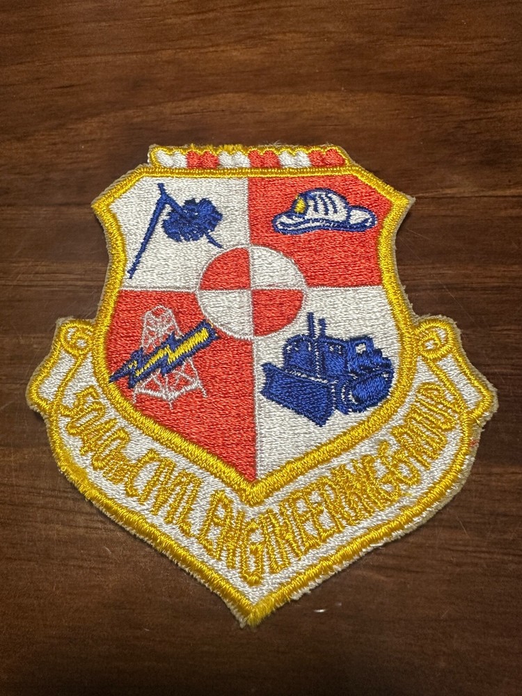Vintage USAF 5040th Civil Engineering Group Patch