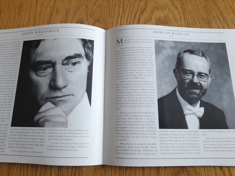 BBC Welsh Symphony Orchestra - Tour Programme 1992 vgc