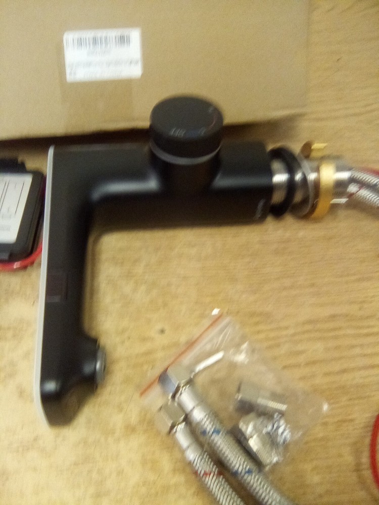 Eylcimp Black And White Bathroom Automatic Smart Sensor Faucet