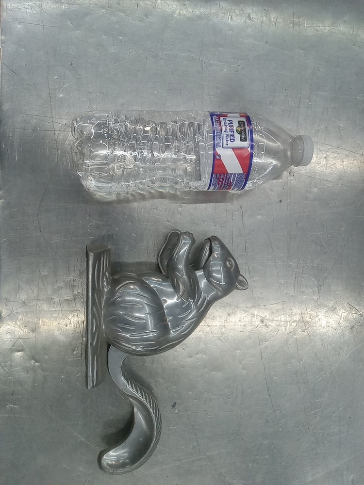 Squirrel Nut Cracker Cast Aluminum 8" Vintage