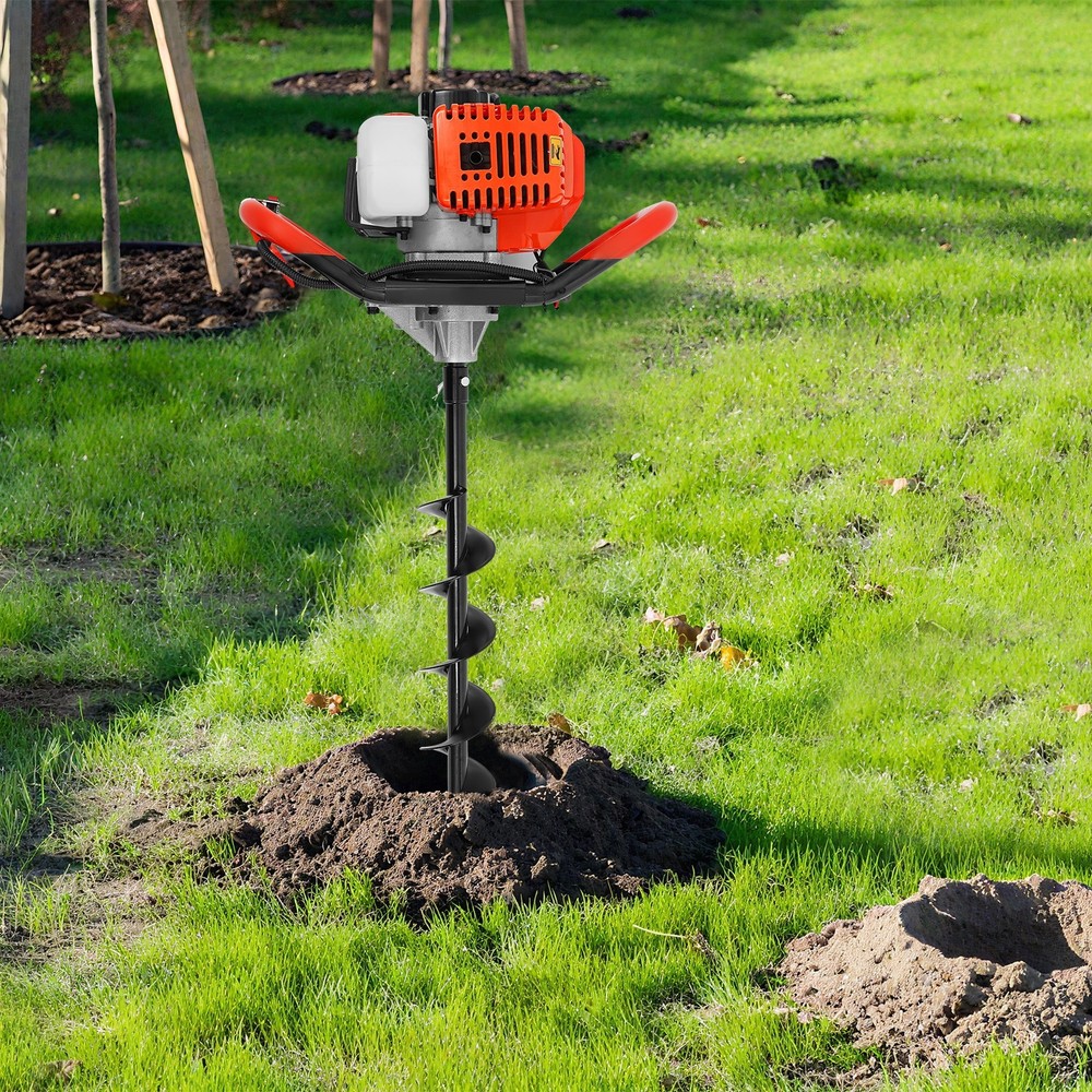 52cc 2Stroke Air-cooled Gas Powered Earth Auger Digging Machine Post Hole Digger