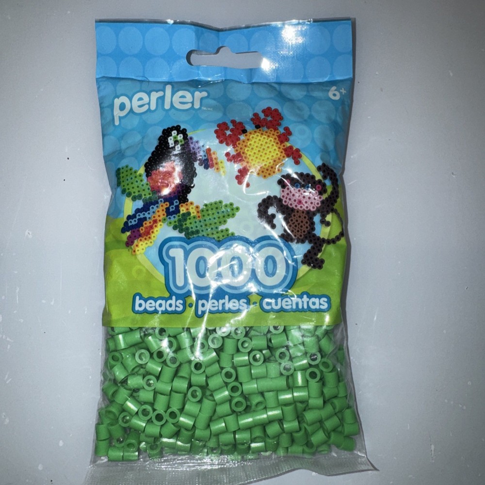 Perler Beads 1,000/Pkg Bright Green
