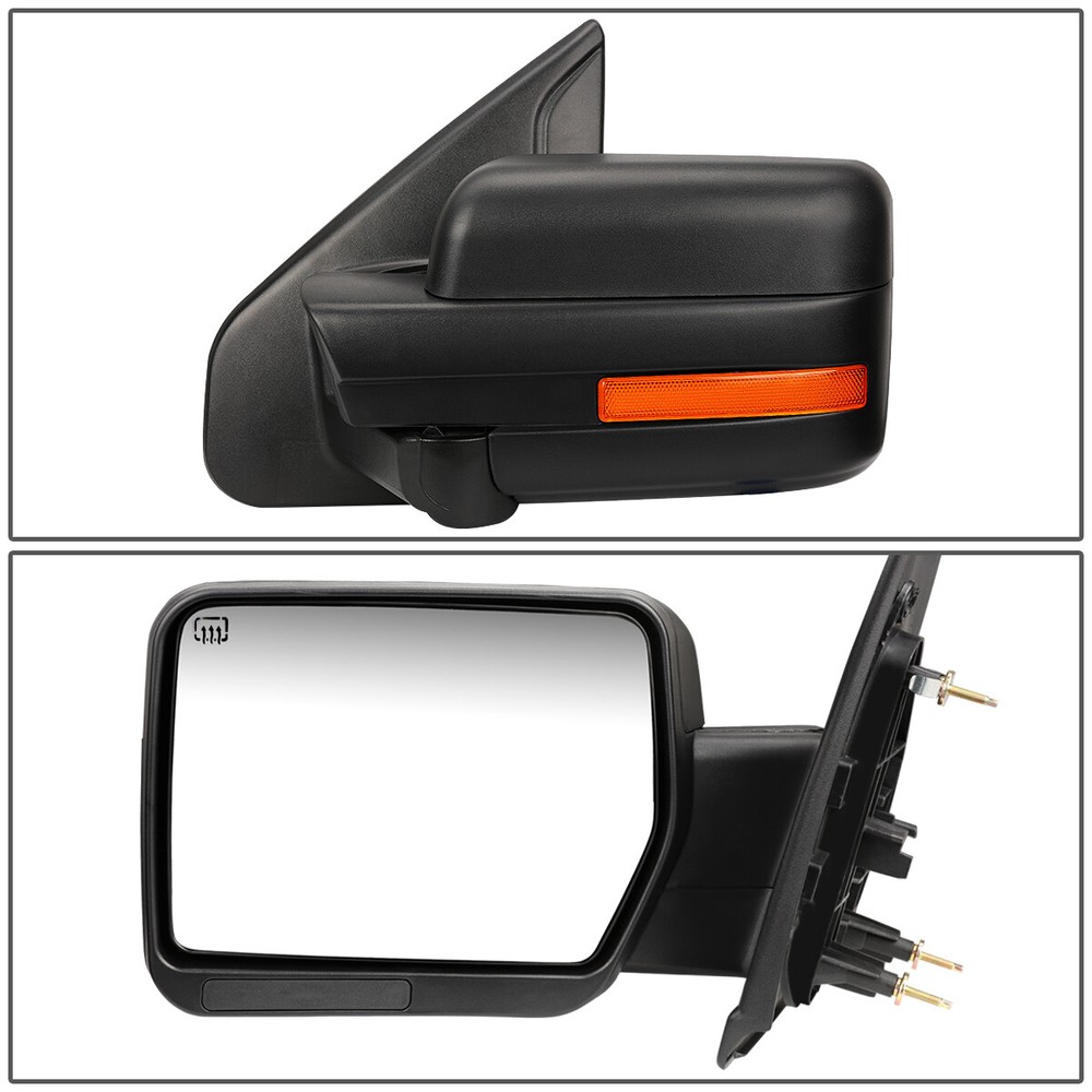 FOR 2004-2014 F150 POWER+HEATED REAR VIEW REPLACEMENT SIDE MIRROR LEFT DRIVER