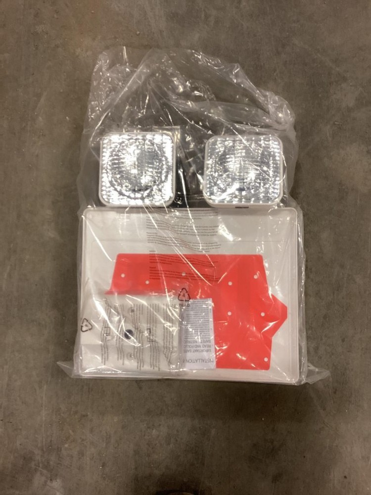 Uline H-6509 Plastic Exit Sign with Lights ; red NIB